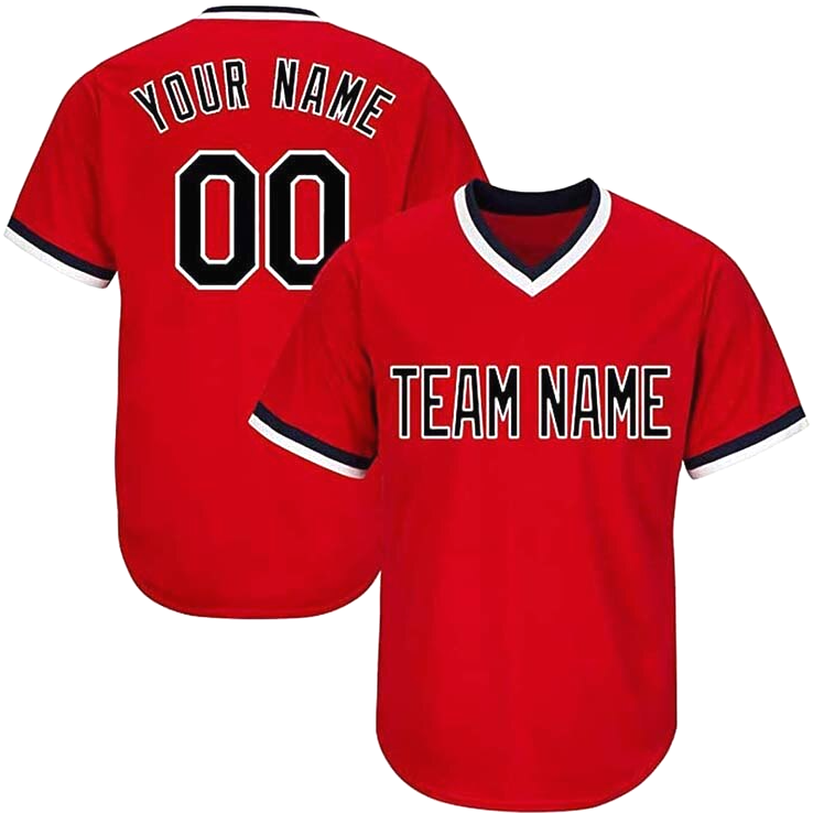 Men Pullover Baseball Jersey 
